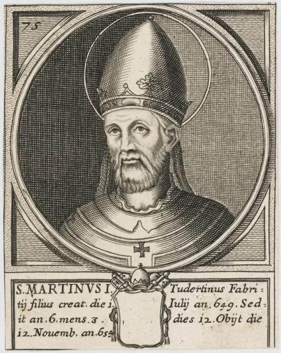 Framed Print : Pope Martinus I Framed Print : Pope Martinus I