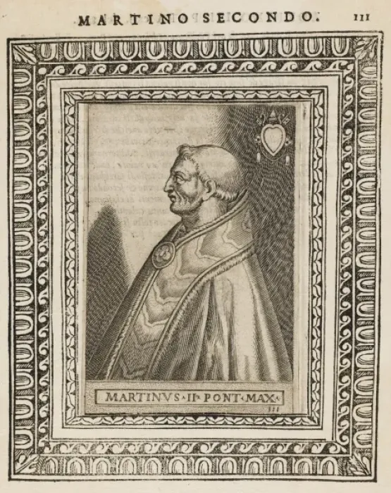 Framed Print : Pope Martinus II Framed Print : Pope Martinus II