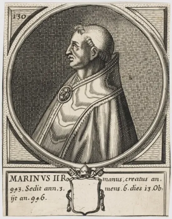 Framed Print : Pope Martinus II Framed Print : Pope Martinus II