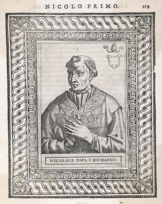 Framed Print : Pope Nicholaus I Framed Print : Pope Nicholaus I