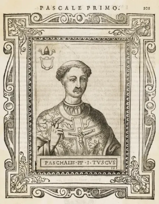 Framed Print : Pope Paschalis I Framed Print : Pope Paschalis I