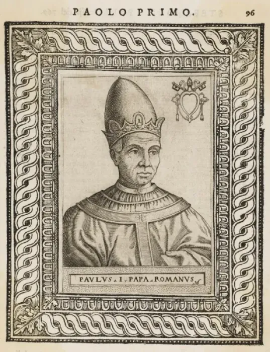Framed Print : Pope Paulus I Framed Print : Pope Paulus I