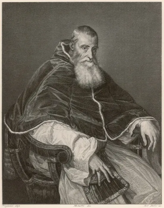 Framed Print : Pope Paulus Iii / Fursten Framed Print : Pope Paulus Iii / Fursten