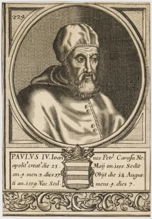 Framed Print : Pope Paulus IV Framed Print : Pope Paulus IV