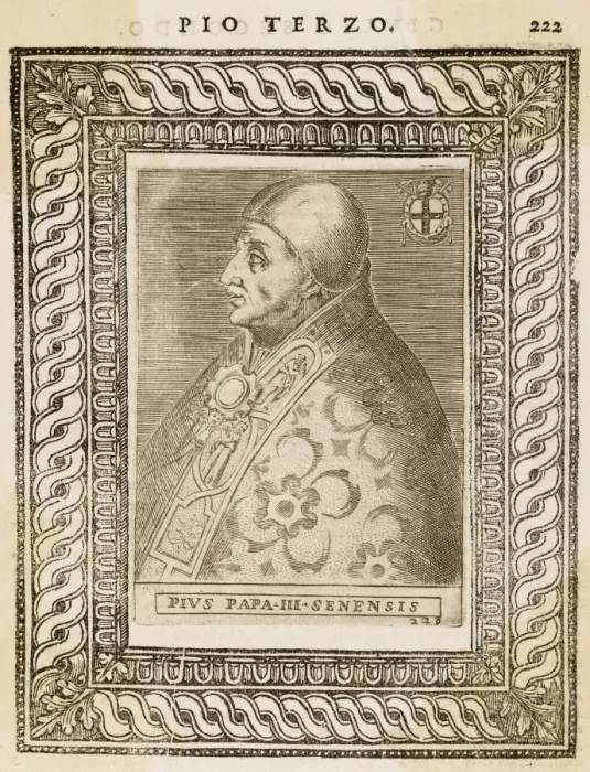 Framed Print : Pope Pius III Framed Print : Pope Pius III
