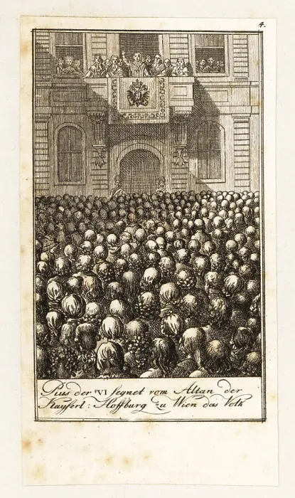 Framed Print : Pope Pius VI at the Hofburg, Vienna, 1782 Framed Print : Pope Pius VI at the Hofburg, Vienna, 1782