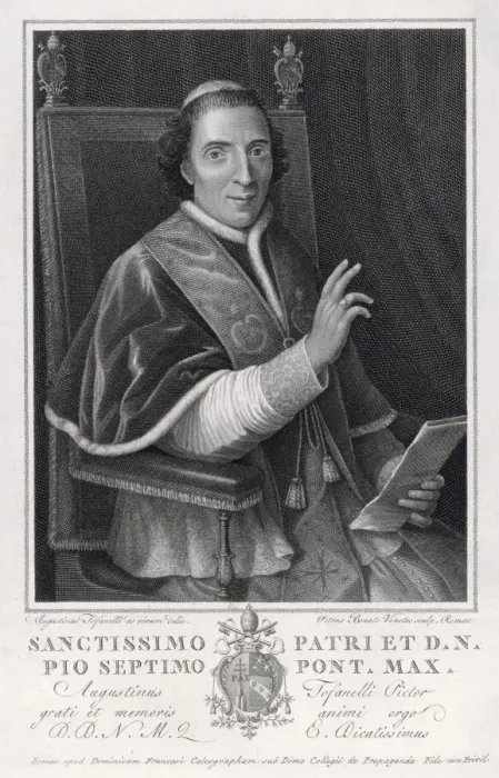 Framed Print : Pope Pius VII (Tofanelli Framed Print : Pope Pius VII (Tofanelli