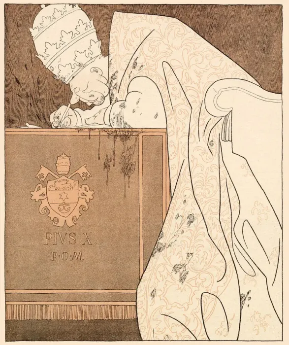 Framed Print : POPE PIUS X (Giuseppe Sarto) pope and saint writing Date: reigned 1903 - 1914 Framed Print : POPE PIUS X (Giuseppe Sarto) pope and saint writing Date: reigned 1903 - 1914