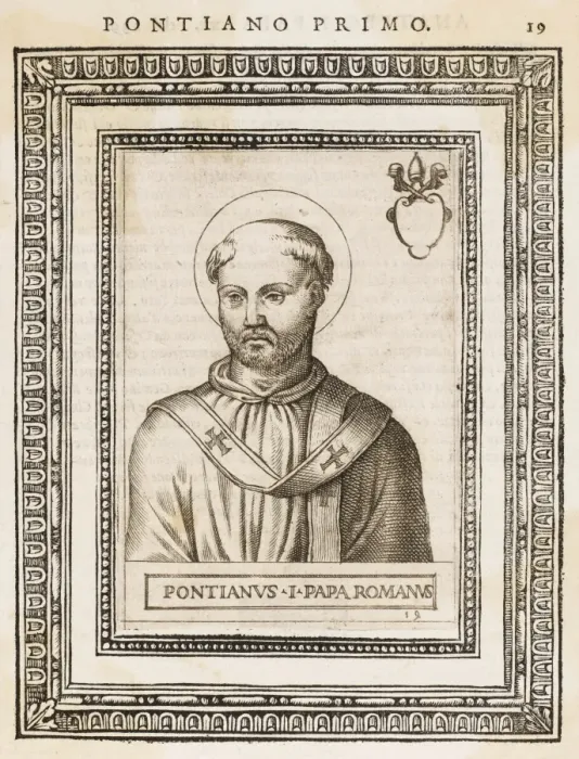 Framed Print : Pope Pontianus Framed Print : Pope Pontianus