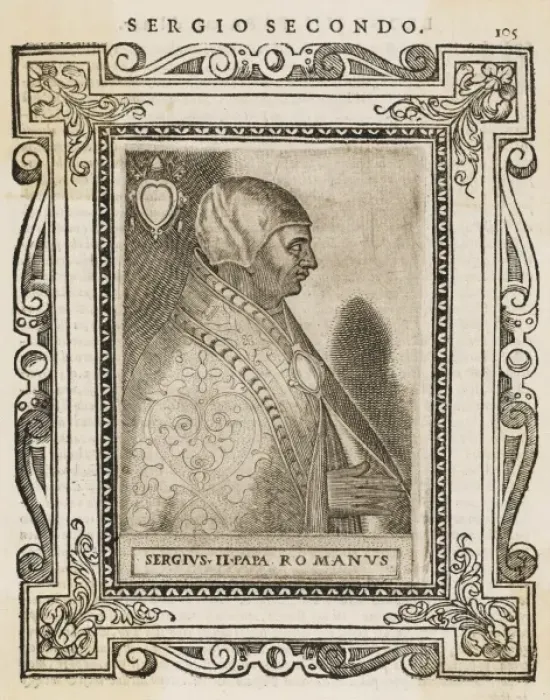 Framed Print : Pope Sergius II Framed Print : Pope Sergius II