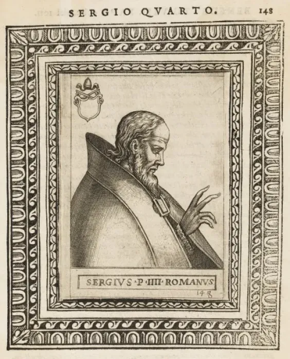 Framed Print : Pope Sergius IV Framed Print : Pope Sergius IV