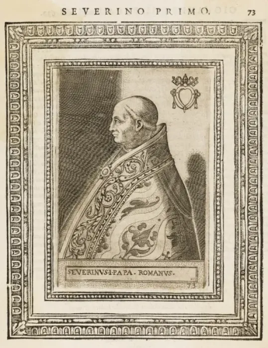 Framed Print : Pope Severinus Framed Print : Pope Severinus