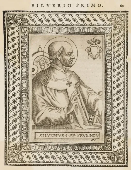 Framed Print : Pope Silverius Framed Print : Pope Silverius