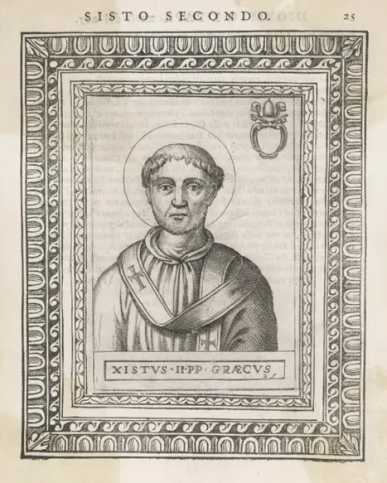 Framed Print : Pope Sixtus II Framed Print : Pope Sixtus II