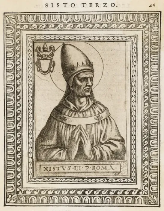 Framed Print : Pope Sixtus III Framed Print : Pope Sixtus III