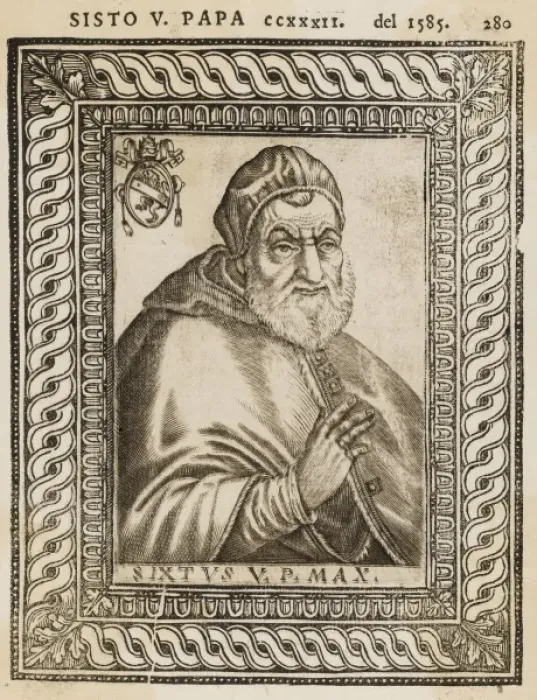 Framed Print : Pope Sixtus V Framed Print : Pope Sixtus V