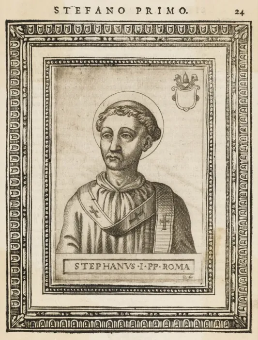 Framed Print : Pope Stephanus I Framed Print : Pope Stephanus I