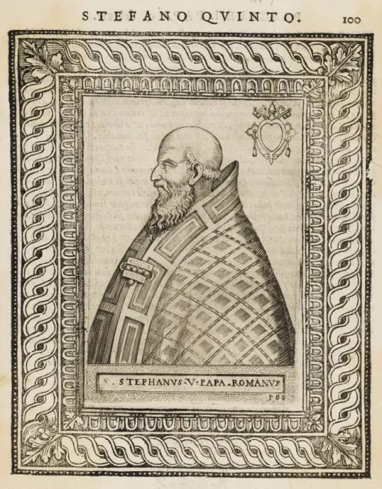 Framed Print : Pope Stephanus V Framed Print : Pope Stephanus V