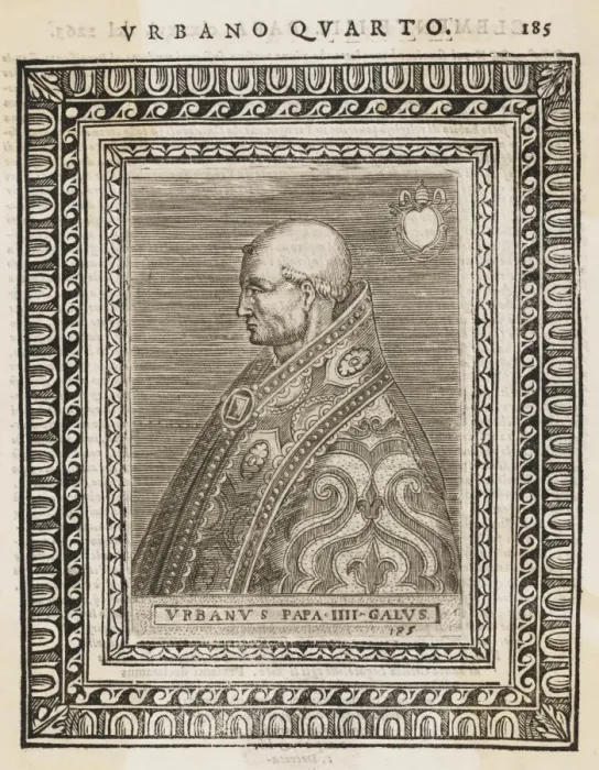 Framed Print : Pope Urbanus IV Framed Print : Pope Urbanus IV