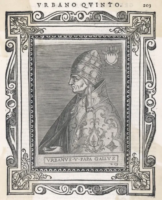 Framed Print : Pope Urbanus V Framed Print : Pope Urbanus V