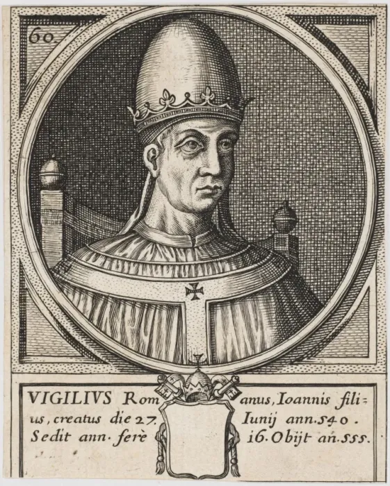 Framed Print : Pope Vigilus Framed Print : Pope Vigilus
