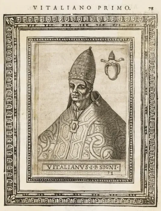 Framed Print : Pope Vitalianus Framed Print : Pope Vitalianus