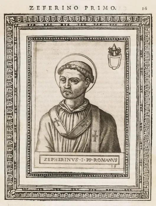 Framed Print : Pope Zephyrinus Framed Print : Pope Zephyrinus