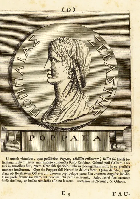 Framed Print : Poppaea Sabina, second wife of Roman Emperor Nero Framed Print : Poppaea Sabina, second wife of Roman Emperor Nero