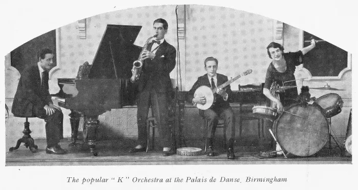 Framed Print : Popular K Orchestra playing the Palais de Danse, Birmingham Framed Print : Popular K Orchestra playing the Palais de Danse, Birmingham