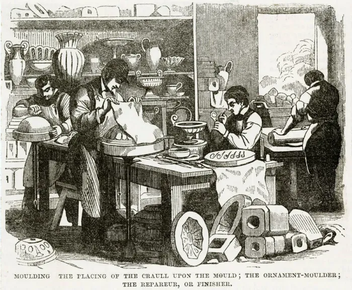 Framed Print : Porcelain manufacturers 1848 Framed Print : Porcelain manufacturers 1848