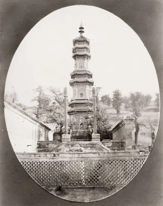 Framed Print : Porcelain pagoda, Summer Palce, Peking, Beijing China Framed Print : Porcelain pagoda, Summer Palce, Peking, Beijing China