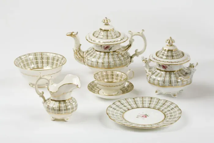 Framed Print : Porcelain tea service Framed Print : Porcelain tea service