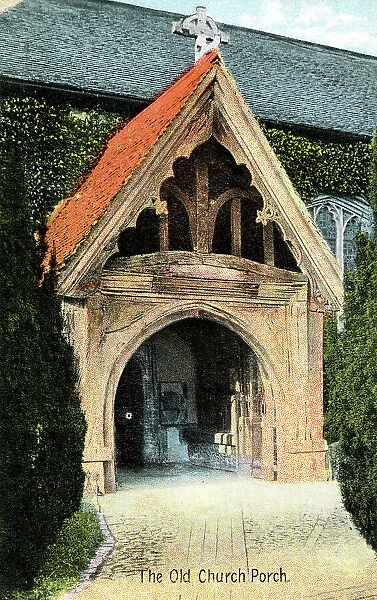 Porch of St Peter and St Paul Church, Shoreham, Kent