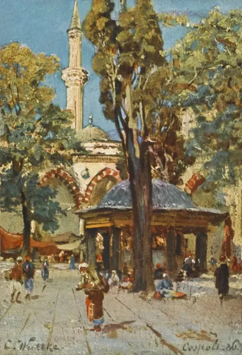 Framed Print : Porch of the Suleymaniye Mosque Framed Print : Porch of the Suleymaniye Mosque