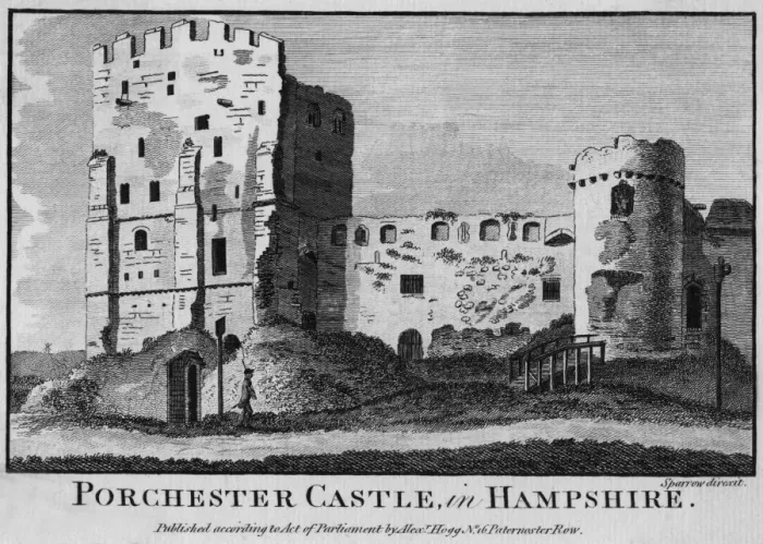 Framed Print : PORCHESTER CASTLE, Hampshire Framed Print : PORCHESTER CASTLE, Hampshire