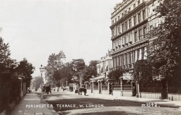 Framed Print : Porchester Terrace, Paddington, London Framed Print : Porchester Terrace, Paddington, London
