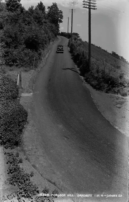Framed Print : Porlock Hill Gradient Framed Print : Porlock Hill Gradient