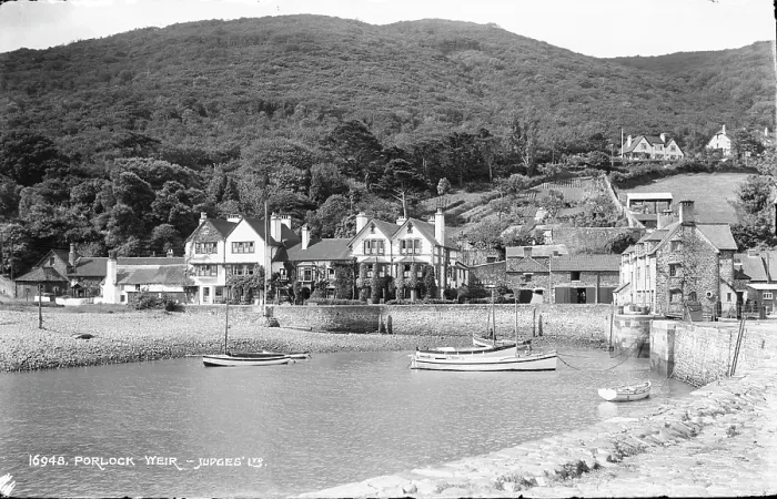 Framed Print : Porlock Weir Framed Print : Porlock Weir