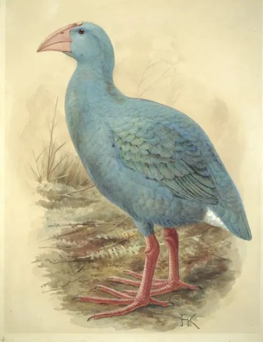 Framed Print : Porphyrio coerulescens, Reunion gallinule Framed Print : Porphyrio coerulescens, Reunion gallinule
