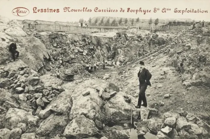 Framed Print : Porphyry Mine in Lessines, Belgium Framed Print : Porphyry Mine in Lessines, Belgium