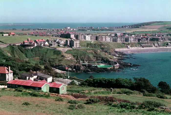 Framed Print : Port Erin - From Bradda Framed Print : Port Erin - From Bradda