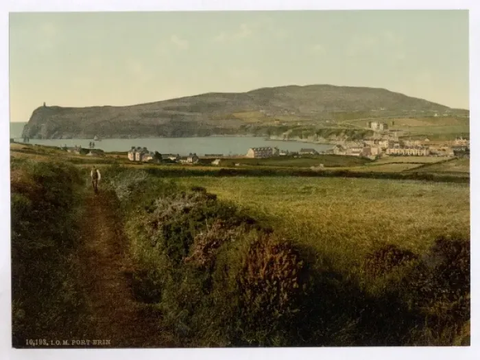 Framed Print : Port Erin, general view, Isle of Man, England Framed Print : Port Erin, general view, Isle of Man, England