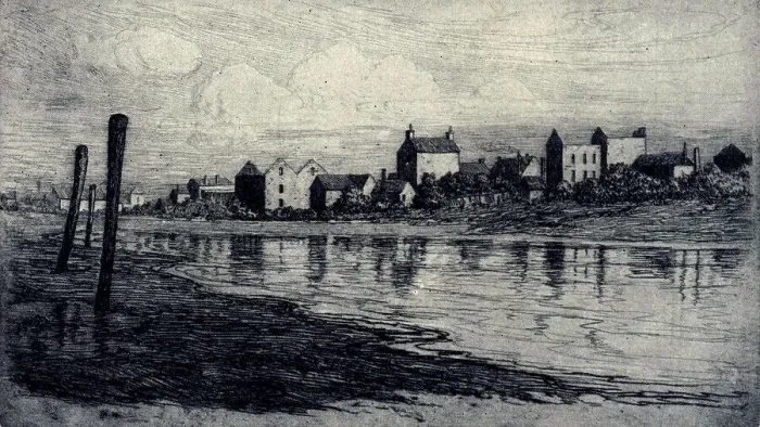 Framed Print : Port Fairy, 1906 Framed Print : Port Fairy, 1906