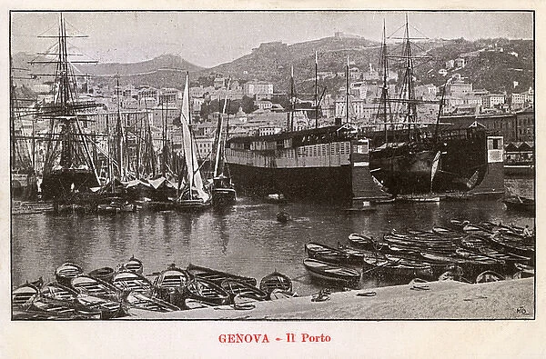 The Port at Genoa, Italy