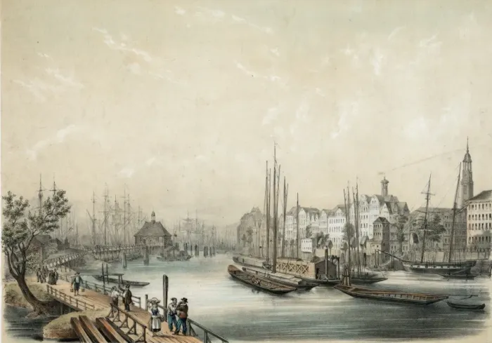 Framed Print : Port of Hamburg Framed Print : Port of Hamburg