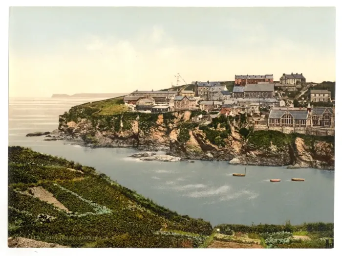 Framed Print : Port Isaac, looking N. E. Cornwall, England Framed Print : Port Isaac, looking N. E. Cornwall, England
