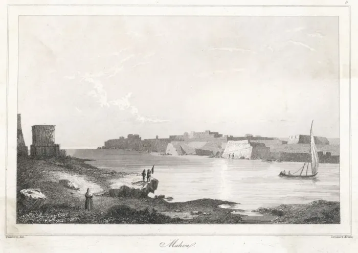 Framed Print : PORT MAHON Framed Print : PORT MAHON