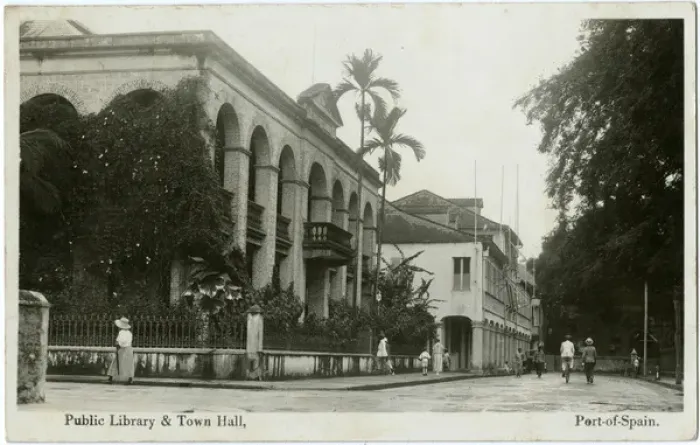Framed Print : Port-of-Spain, Trinidad - Public Library & Town Hall Framed Print : Port-of-Spain, Trinidad - Public Library & Town Hall
