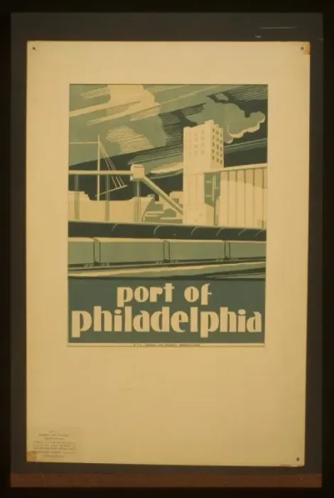 Framed Print : Port of Philadelphia Framed Print : Port of Philadelphia