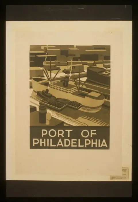 Framed Print : Port of Philadelphia Framed Print : Port of Philadelphia